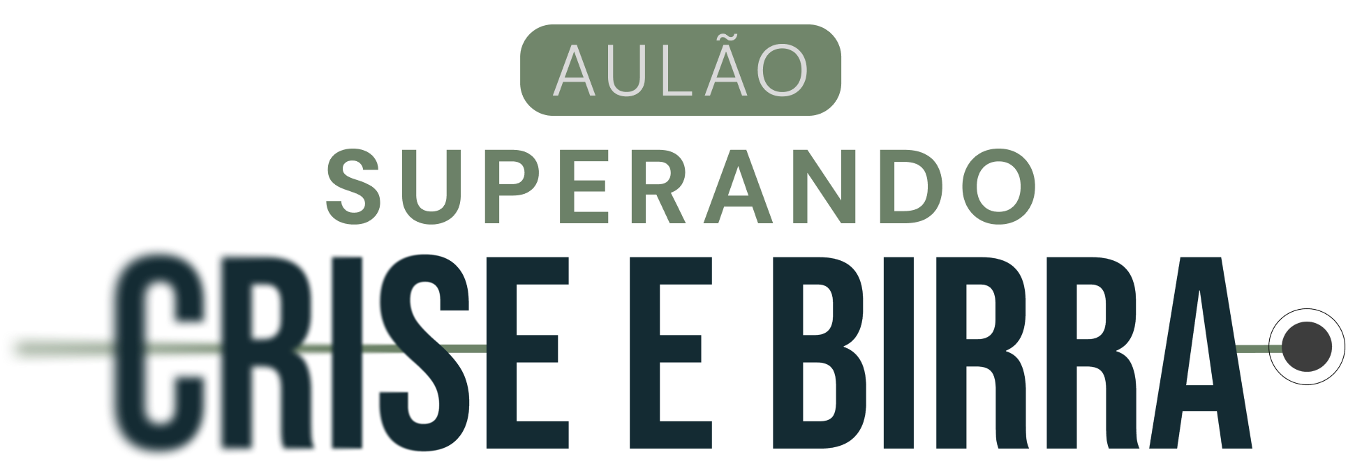 Aulão Superando Crise e Birra